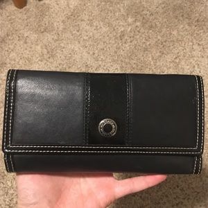 Classic Black Coach Wallet